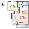 マーチ　ブラウンⅡ 1LDKの間取り