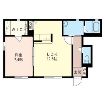 間取図 キャロッツＤ（今泉町）