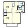 メゾンＥＳ　Ｂ 2LDKの間取り