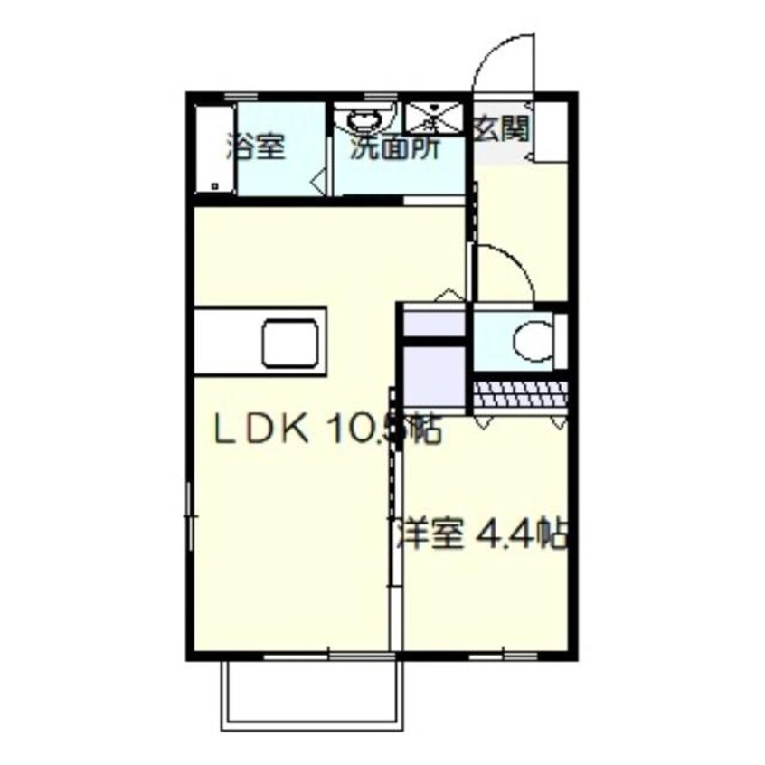 間取図 レ・ジュウィールアン（下植木町）