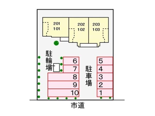 配置図 ヒラソール（連取町）