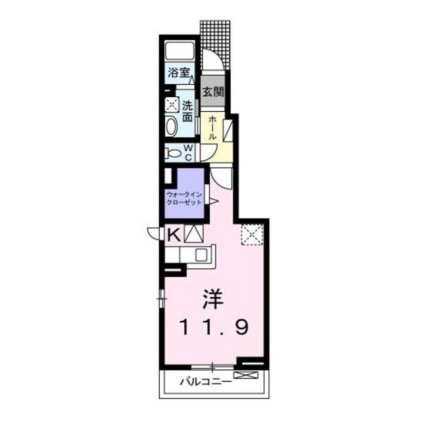 間取図 アランチャⅡ（富塚町）