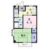 パークサイドＡ（連取元町） 2Kの間取り
