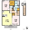 シーホスＢ（境百々東） 2LDKの間取り
