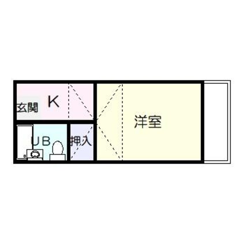 間取図 シルクハウス（昭和町）