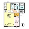 ラ・ステラ太田町 1LDKの間取り