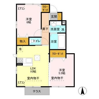 間取図 ラペーシュ