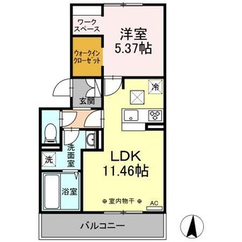 間取図 ISHIKAWA　HILLS　Ⅸ’（昭和町）