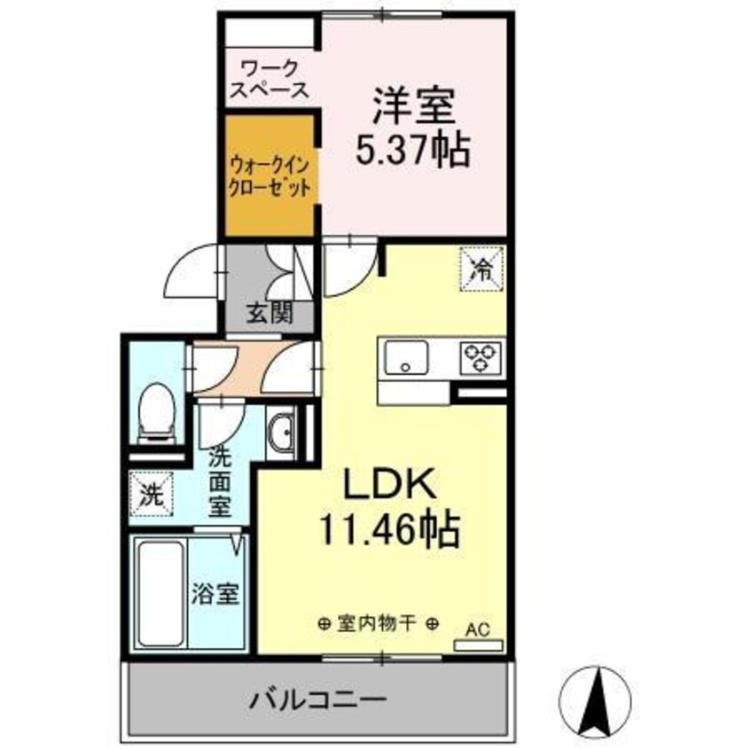 間取図 ISHIKAWA　HILLS　Ⅸ’（昭和町）