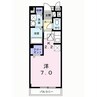 メゾンドパレ21（韮塚町） 1Kの間取り