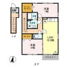 ロイヤルガーデン連取B（連取本町） 2LDKの間取り