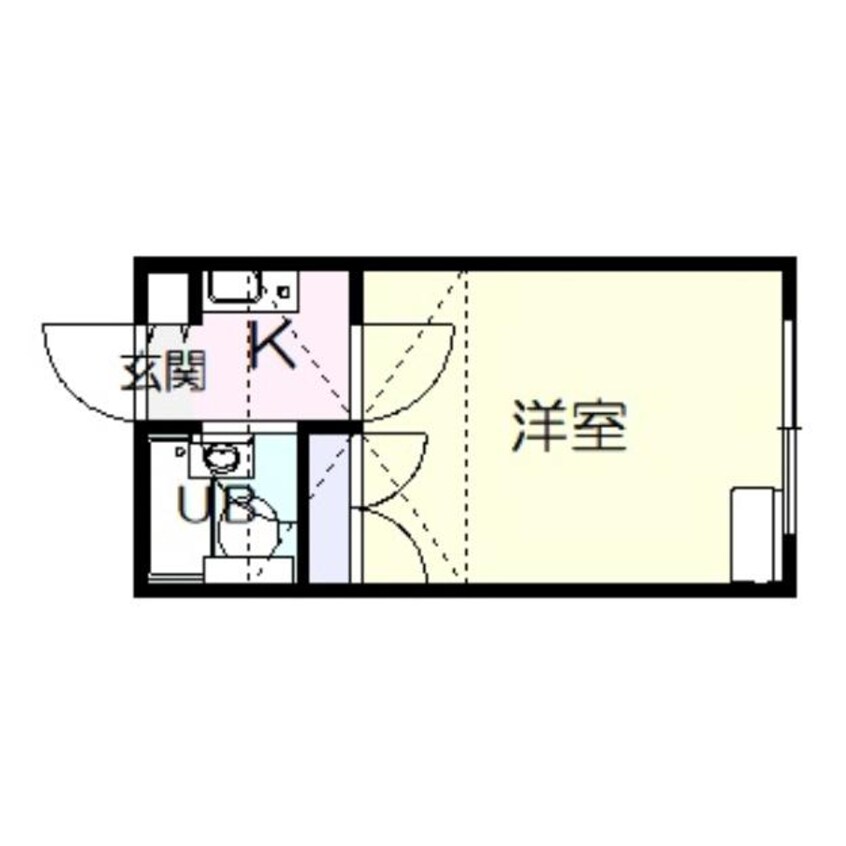 間取図 ビセンテハウス昭和町（昭和町）