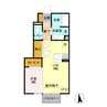 ラディーチェ（連取元町） 1LDKの間取り