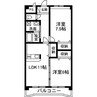 NNMマンションA 2LDKの間取り