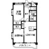 NNMマンションA 2LDKの間取り