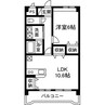 マンショングレイス（昭和町） 1LDKの間取り