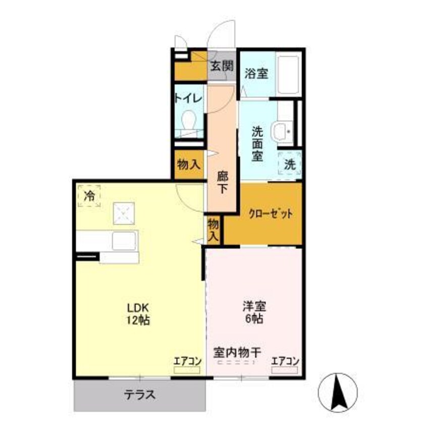 間取図 ファクトールＦ（宮古町）