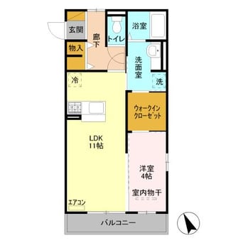 間取図 ボンヌ・シャンス