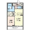 ユーフォネス（今泉町） 1LDKの間取り