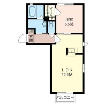 間取図 コスモスA（茂呂町）