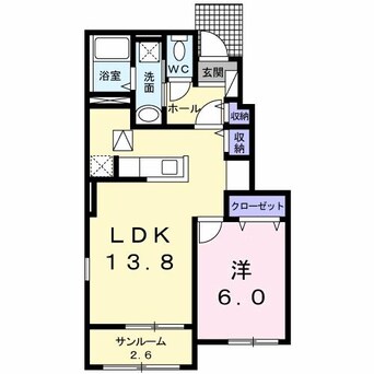 間取図 グラン　ジェルメ