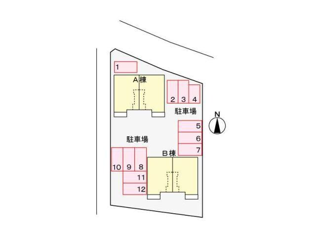 配置図 ボヌール　ヴィーロⅡ