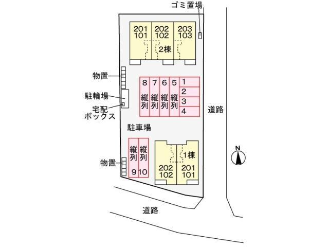 配置図 メゾン・ルミナーレＡ