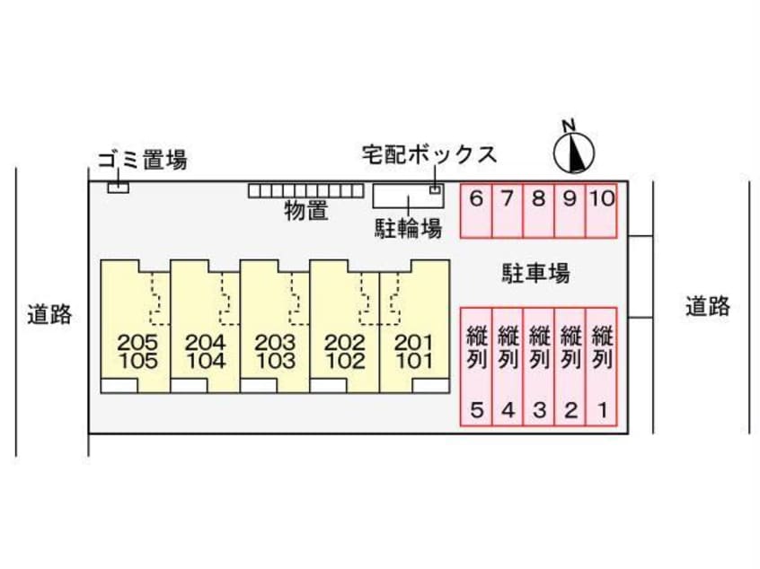 配置図 メゾン・ド・オズ（下植木町）