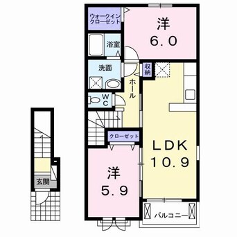 間取図 シャイニングⅢ（富塚町）
