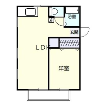 間取図 セントラルハイツ五十嵐B（茂呂町）