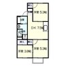 ブルーハイツ（山王町） 3DKの間取り