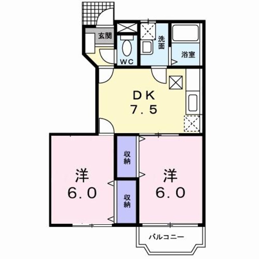 間取図 ペガサス（富塚町）