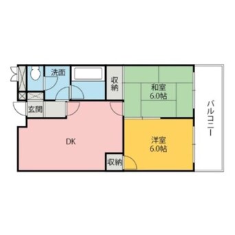 間取図 中央ビル（中央町）