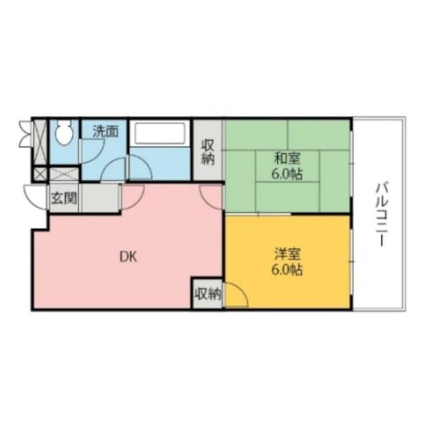 間取図 中央ビル（中央町）