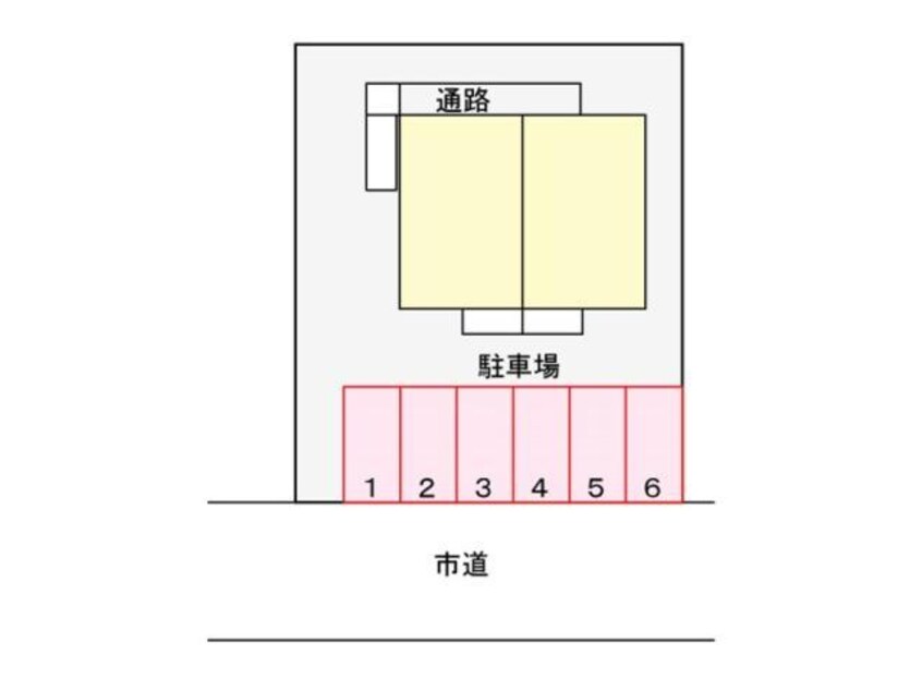 配置図 サンハイムⅢ（連取町）