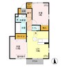 ファクトールC（宮古町） 2LDKの間取り