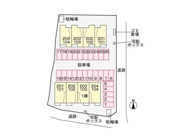  ラ　メゾン豊城B（豊城町）