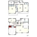 前橋女屋　貸家の間取図