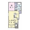 ラピエール 1LDKの間取り