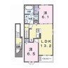 ラピエール 2LDKの間取り