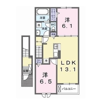 間取図 ラピエール（山王町）