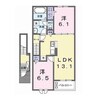 ラピエール（山王町） 2LDKの間取り