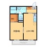 ハイツアーバン（除ケ町） 1LDKの間取り