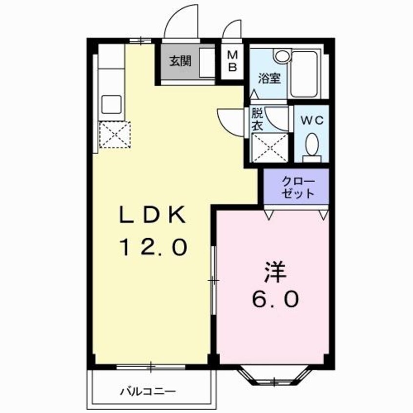 間取図 サンハイムリーベ（連取本町）