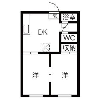 間取図 シズカハイツ（除ヶ町）