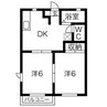 サントノーレA（宮子町） 2DKの間取り