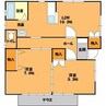 アスナロ（宮子町） 2LDKの間取り