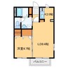パルG（連取町） 1LDKの間取り