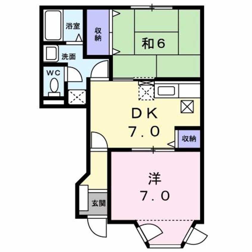 間取図 メイプルタウンB