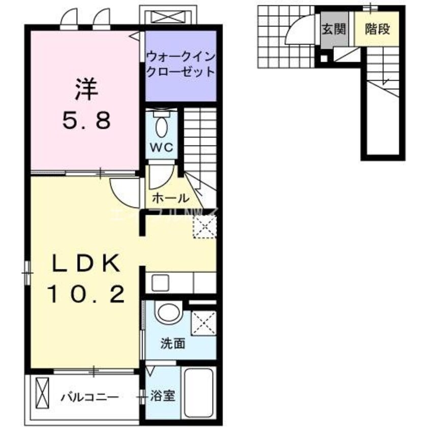 間取図 レスペヘリオスＣ